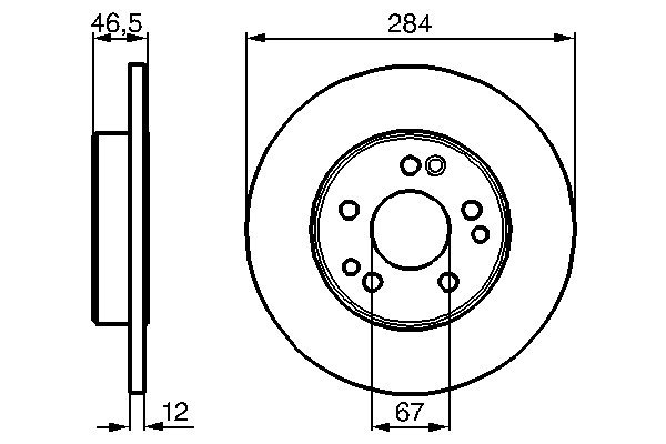 Disc frana BOSCH 0986478187