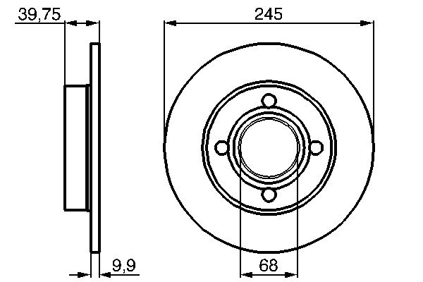Disc frana BOSCH 0 986 478 216