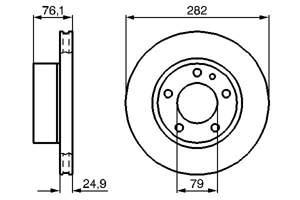 Disc frana BOSCH 0 986 478 217