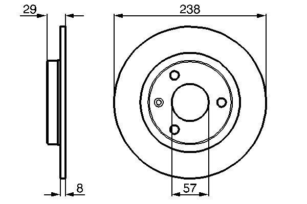 Disc frana BOSCH 0986478246