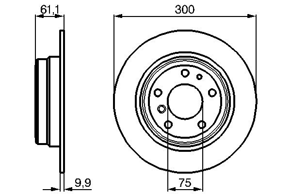 Disc frana BOSCH 0 986 478 321