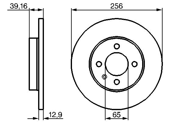 Disc frana BOSCH 0986478329