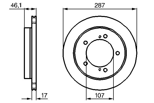 Disc frana BOSCH 0986478422