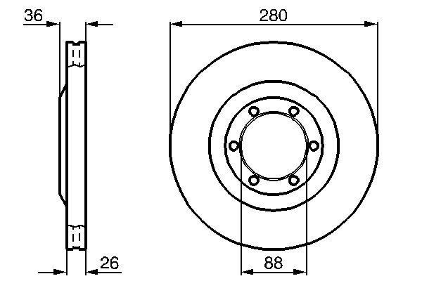 Disc frana BOSCH 0 986 478 437