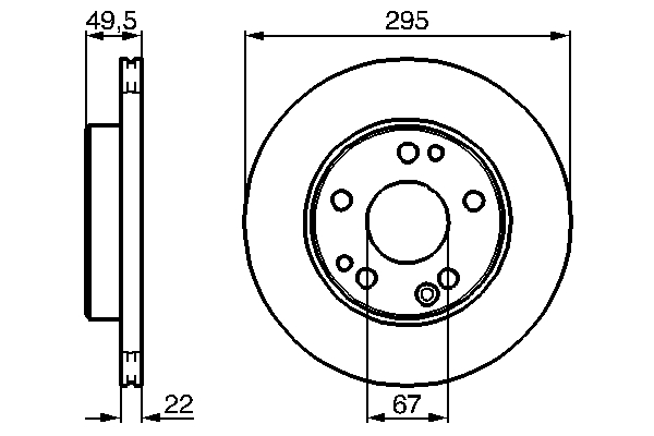 Disc frana BOSCH 0 986 478 525