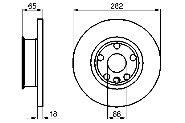 Disc frana BOSCH 0986478613