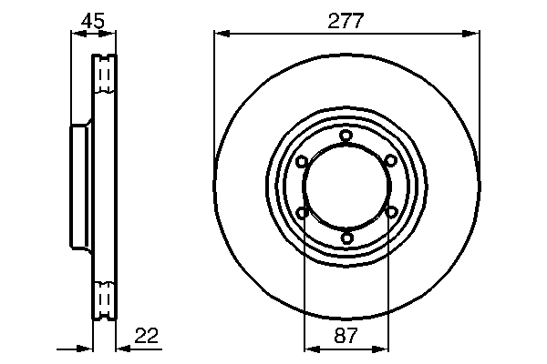 Disc frana BOSCH 0 986 478 635