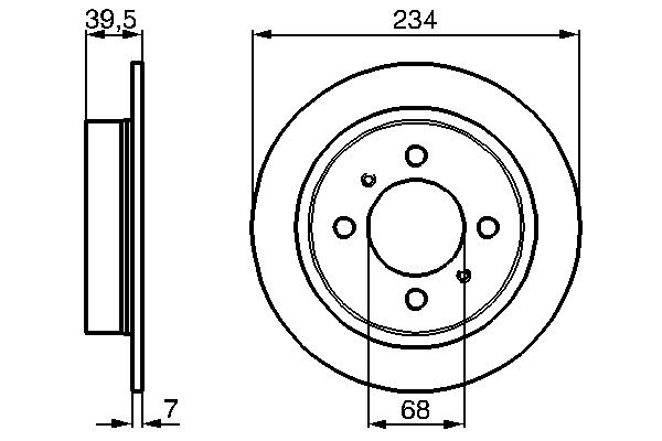 Disc frana BOSCH 0 986 478 865