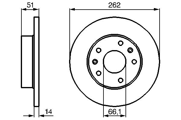 Disc frana BOSCH 0 986 478 991