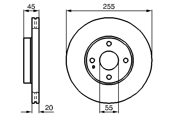 Disc frana BOSCH 0 986 478 996