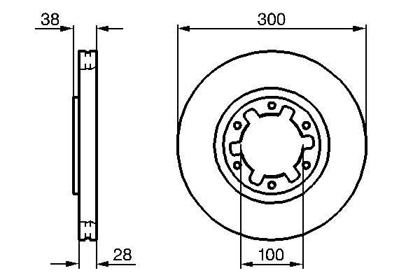 Disc frana BOSCH 0986479031