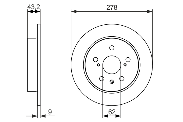 Disc frana BOSCH 0 986 479 047