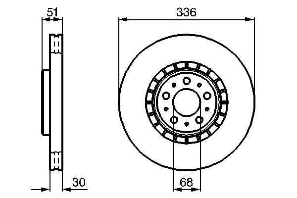 Disc frana BOSCH 0986479202