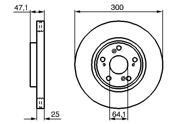 Disc frana BOSCH 0986479227