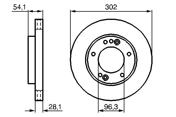 Disc frana BOSCH 0986479230