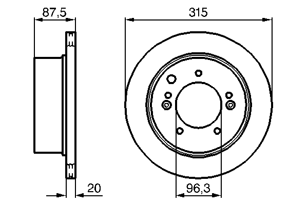 Disc frana BOSCH 0986479232