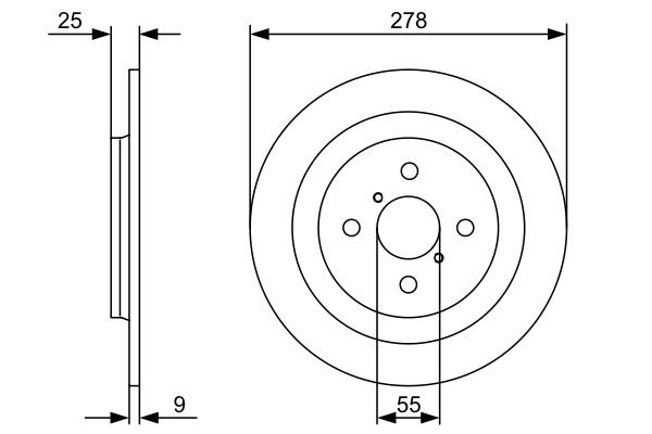 Disc frana BOSCH 0986479360