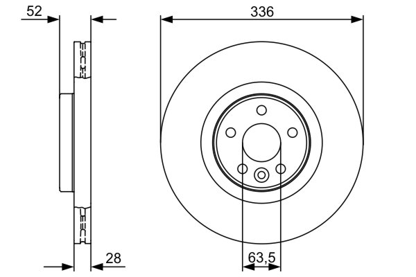 Disc frana BOSCH 0986479395