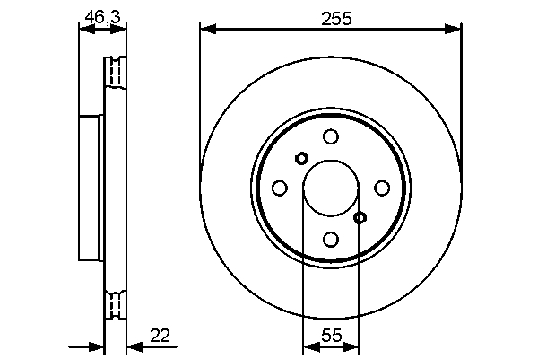 Disc frana BOSCH 0986479430