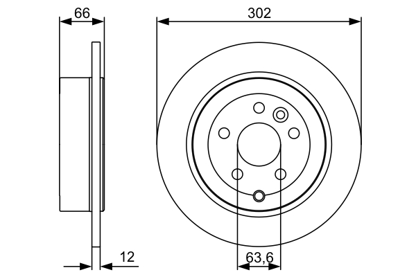 Disc frana BOSCH 0986479518