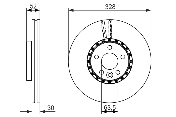 Disc frana BOSCH 0986479621