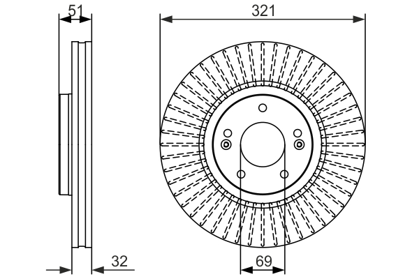 Disc frana BOSCH 0986479692