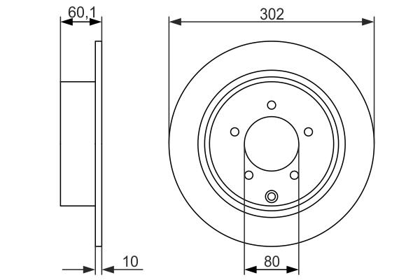 Disc frana BOSCH 0 986 479 746