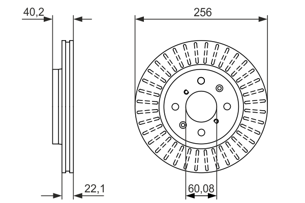 Disc frana BOSCH 0986479788