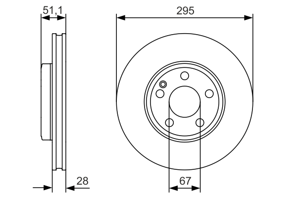 Disc frana BOSCH 0986479A01