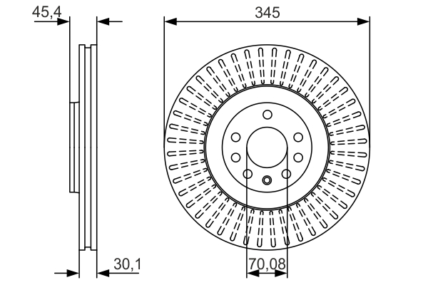 Disc frana BOSCH 0 986 479 A24