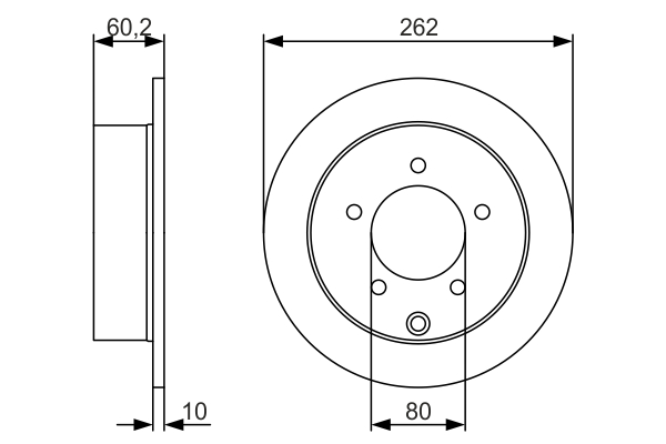 Disc frana BOSCH 0986479A41