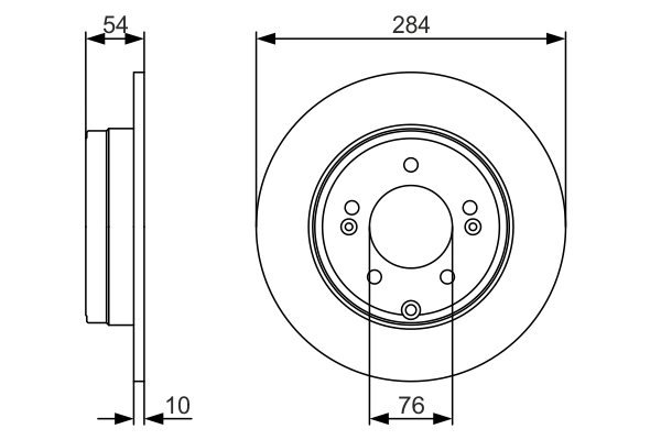 Disc frana BOSCH 0 986 479 A45