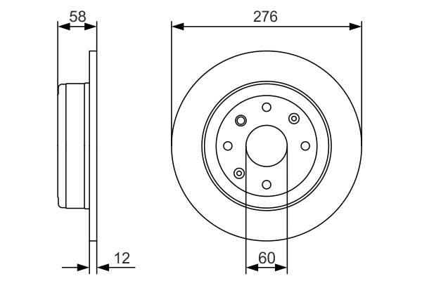 Disc frana BOSCH 0 986 479 A56