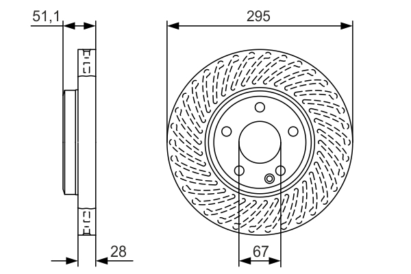 Disc frana BOSCH 0986479A58