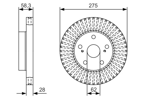 Disc frana BOSCH 0 986 479 A97