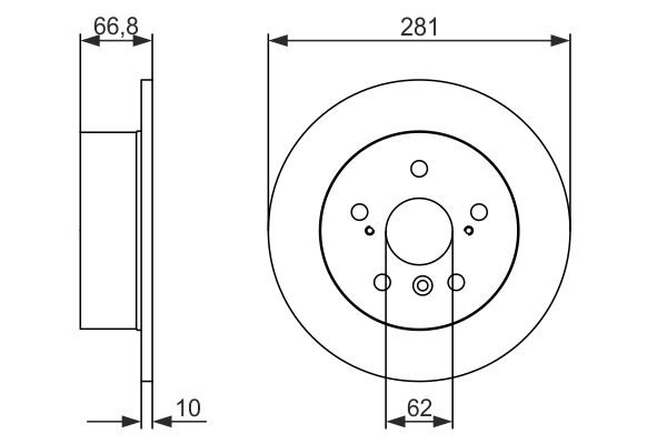Disc frana BOSCH 0986479C21