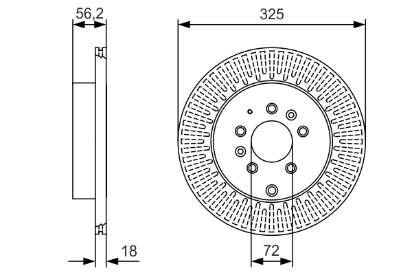 Disc frana BOSCH 0986479C30