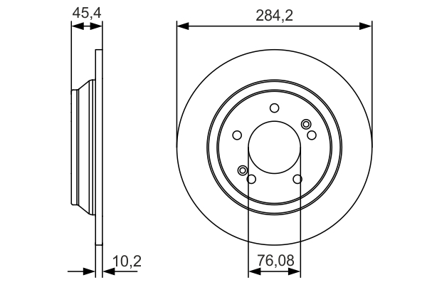 Disc frana BOSCH 0986479C39