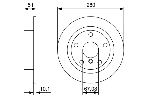 Disc frana BOSCH 0986479C92