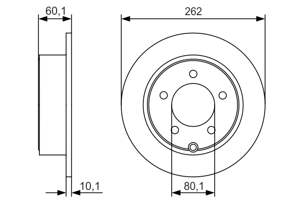 Disc frana BOSCH 0986479R05