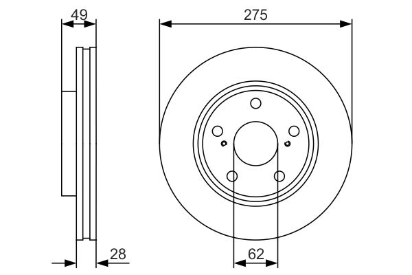 Disc frana BOSCH 0 986 479 R58