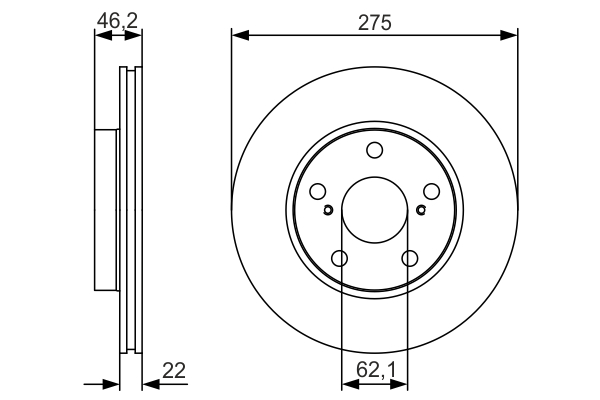 Disc frana BOSCH 0986479R97
