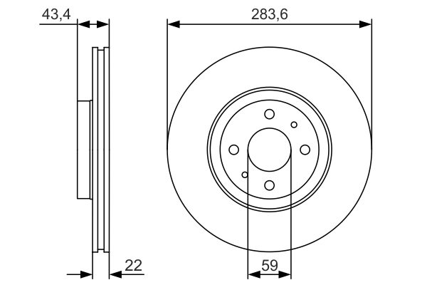 Disc frana BOSCH 0 986 479 S01