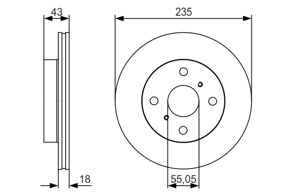 Disc frana BOSCH 0986479S46