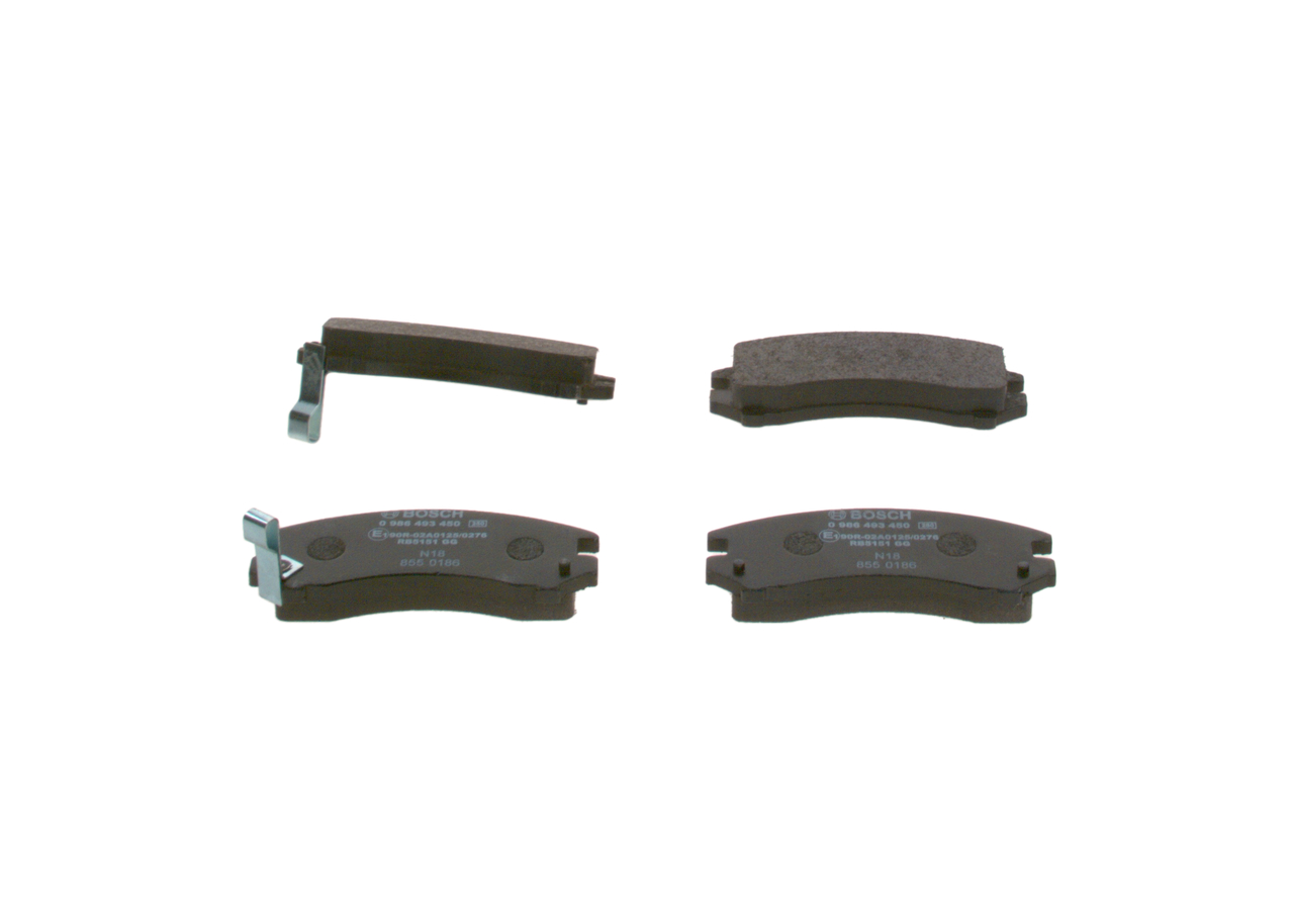 Placute frana BOSCH 0 986 493 450