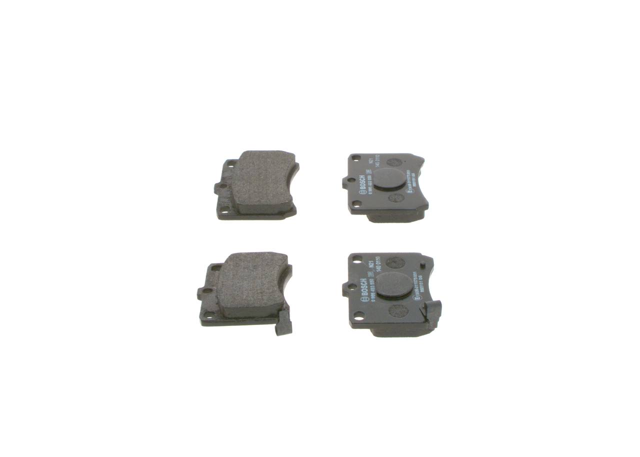 Placute frana BOSCH 0986493550