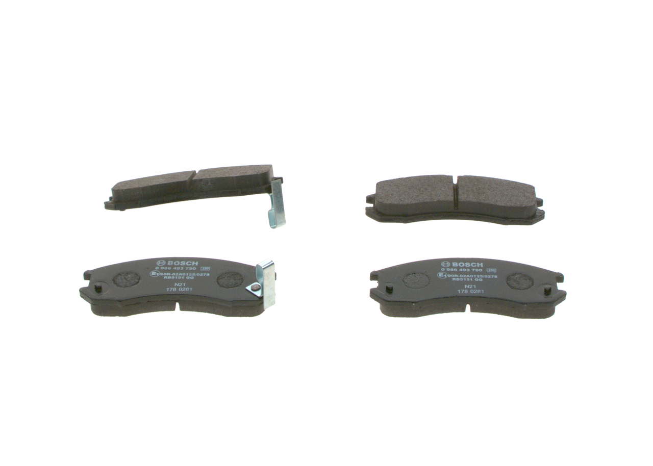 Placute frana BOSCH 0 986 493 790