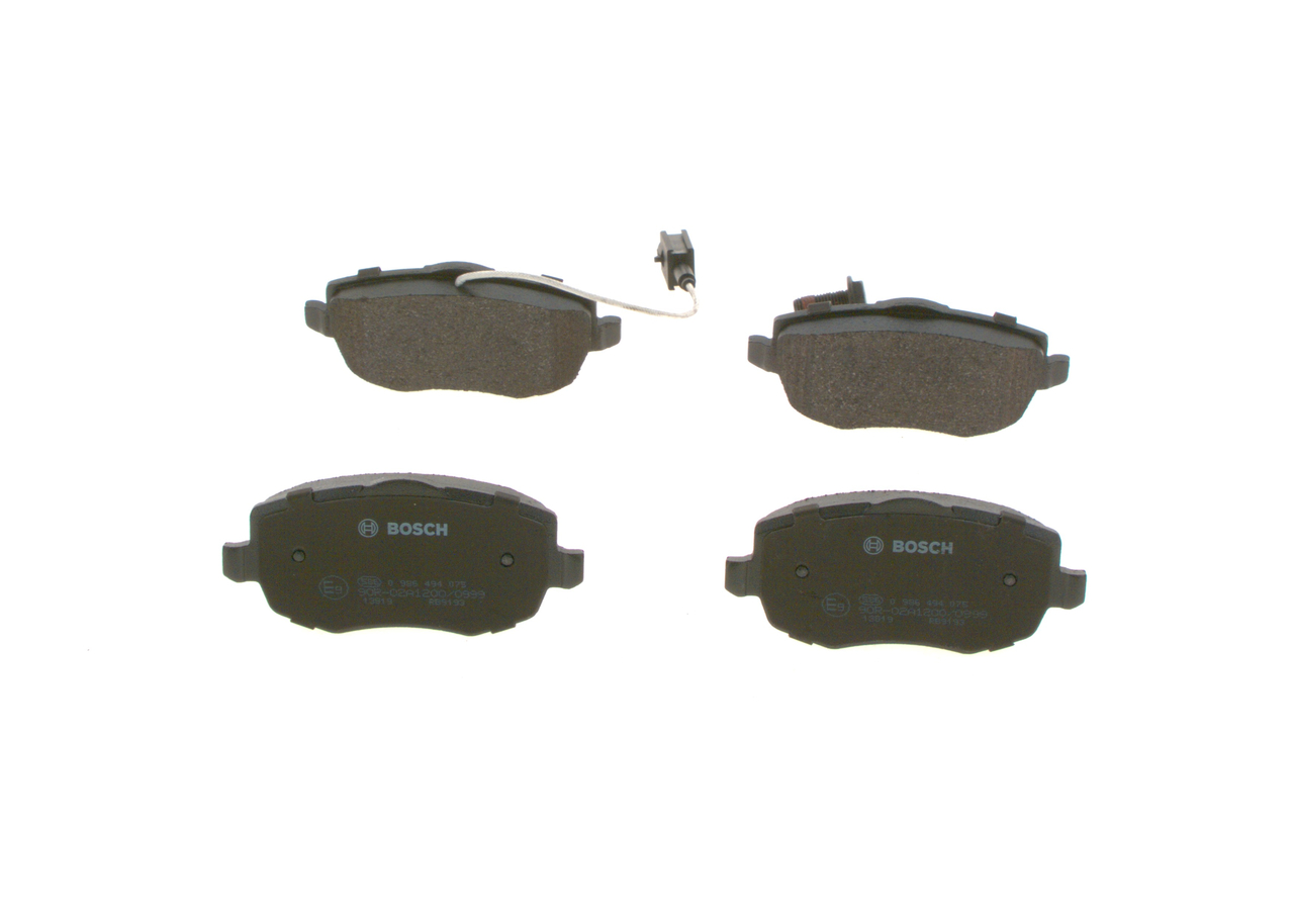 Placute frana BOSCH 0986494075