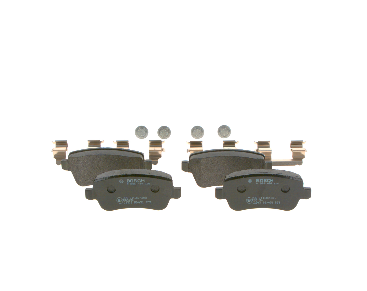 Placute frana BOSCH 0986494126