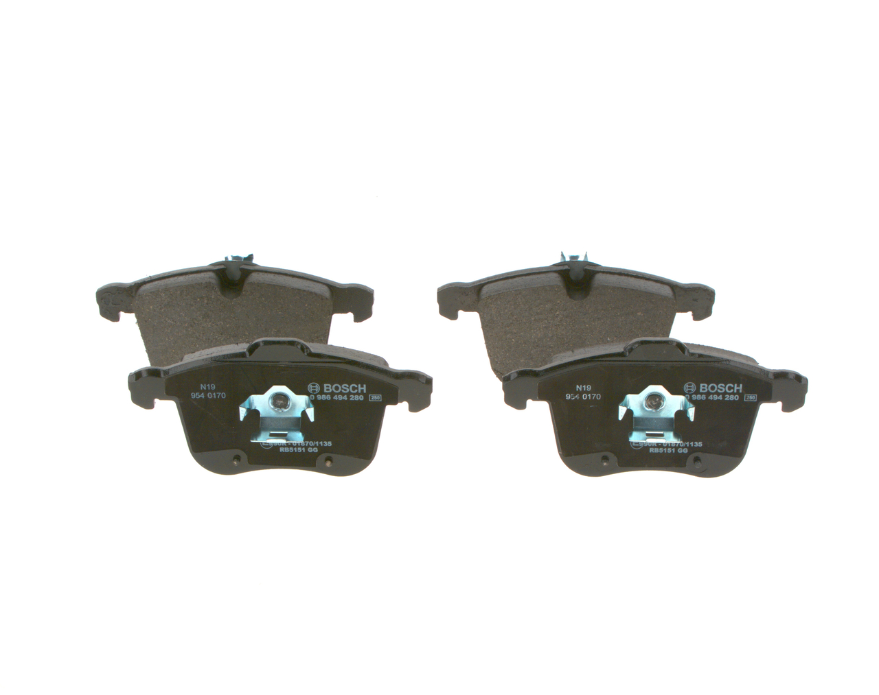 Placute frana BOSCH 0986494280
